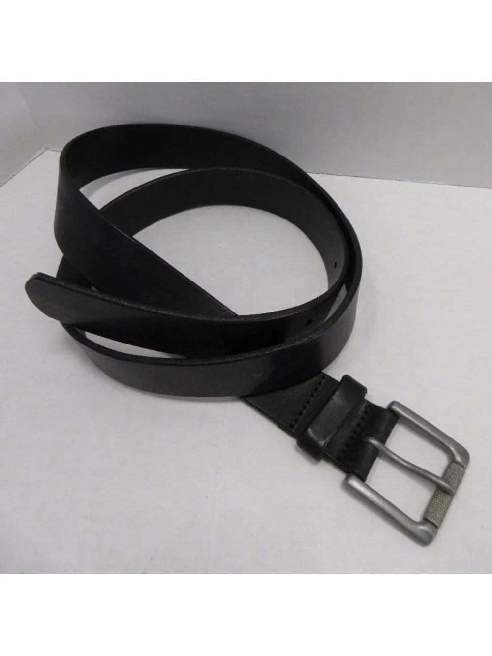 Banana Republic Belt 44 Genuine Italian Leather Made In USA Buckle
